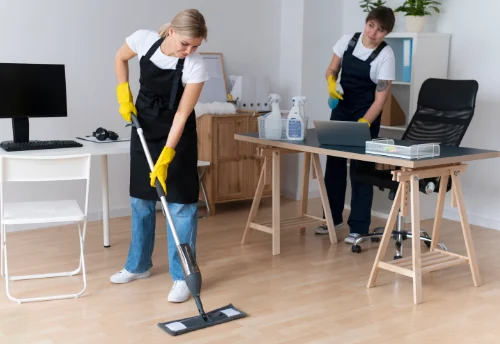 Nettoyage de bureau professionnel à la Bâthie